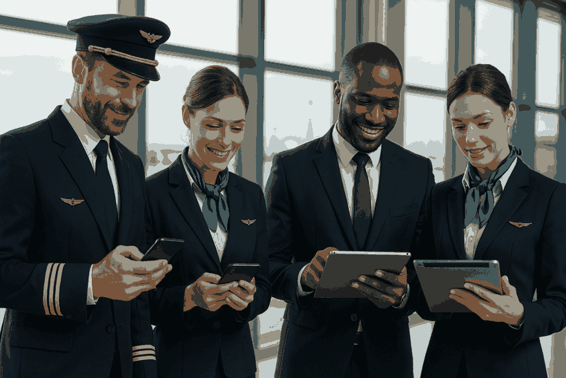 CrewVIP airline crew app image